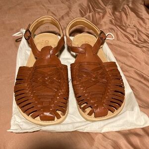 Origo The Huarache Sandal by Anya Cinnamon Leather